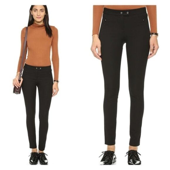 Theory Adalwen Jetty Black Slacks Size 6 - Picture 1 of 9